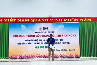 🎉 **HỘI THAO CÁN BỘ- ĐẢNG VIÊN– GIÁO VIÊN – NHÂN VIÊN TRƯỜNG THPT SỐ 1 TRẦN PHÚ THÀNH CÔNG TỐT ĐẸP!** 🎉